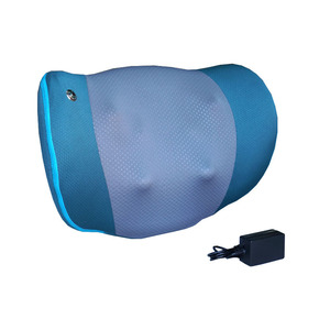 Cojín de soporte lumbar eléctrico Boguan con calor y masaje por amasamiento para uso en coche y oficina - Product Image 1