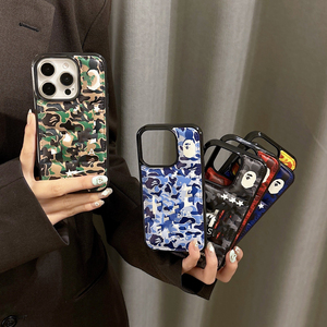 <span class=keywords><strong>Coque</strong></span> de téléphone camouflage style veste <span class=keywords><strong>North</strong></span> <span class=keywords><strong>Face</strong></span> antichoc pour <span class=keywords><strong>iPhone</strong></span> 17 16 15 Pro Max 14 13 Pro – Vente en gros - Product Image 2