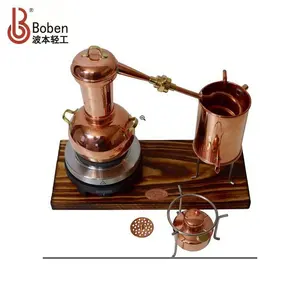 Boben 5L distillateur de rosée pure cuivre mini distillateur d'huile essentielle petit distillateur d'alcools pour la maison