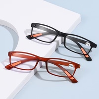 Tr90 lunettes de lecture bleu vente en gros usine pas cher Promotion confortable classique PC Transparent rétro noir lunettes de lecture