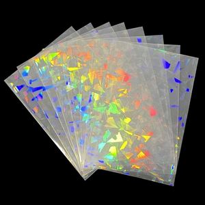 Fundas Holográficas para Tarjetas de PP de 7 Pulgadas, Protectores de Tarjetas Coleccionables, Diseño Moderno con Impresión por Transferencia de Calor - Product Image 6
