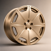 Rines Forjados de 19, 20 y 21 Pulgadas para Audi Horch, Estilo de Disco de Lujo, Rines de Aleación Personalizados 5x112 5x130, Cromado Pulido Completo