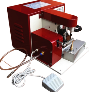 Machine automatique de coloration des bords de petite taille pour cuir, pour bords de formes irrégulières et régulation de la vitesse de la machine à huiler les bords - Product Image 5