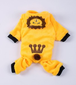 <span class=keywords><strong>Abbigliamento</strong></span> per Animali Domestici in Pile Corallo Caldo, Costume <span class=keywords><strong>da</strong></span> <span class=keywords><strong>Leone</strong></span> con Corona per Cani e Gatti, per Autunno e Inverno - Product Image 5