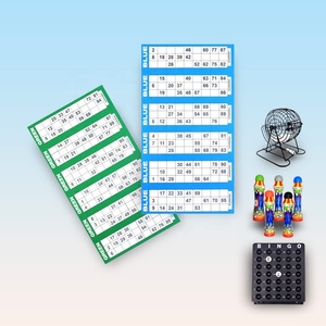 Jeu de Bingo de Haute Qualité avec 1 à 90 Boules, Impression Multicolore sur Papier Écologique avec Données Variables - Product Image 1