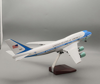 Modèle d'avion en résine réaliste, Boeing 747 Air Force One, échelle 1/150, cadeau d'affaires