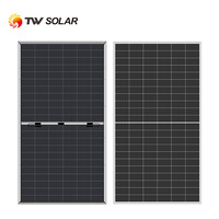 Panneau solaire photovoltaïque monocristallin TW Solar de grande puissance 720W 730W 740W 750W, module bifacial TOPCon pour système d'énergie solaire hybride