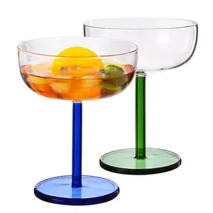 Samyo sáng tạo pha lê Martini Kem Coupe tráng miệng cốc thủy tinh Cocktail kính cho Hộp quà tặng tiệc cưới