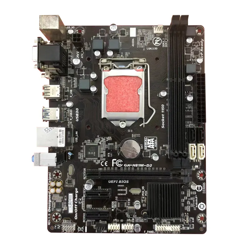 wholesale High quality Good Price LGA 1150 DDR3 H81 Motherboard GA-H81M-D2 Motherboard for gigabyte
