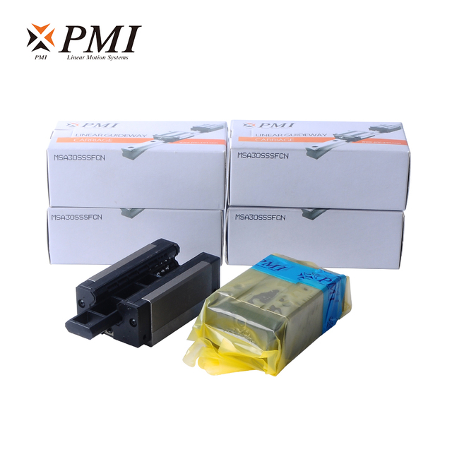 Hot Sale Wholesale High Quality 100% Original Taiwan PMI MSA30SSSFCN MSA30S MSA30 30 30mm Linear Block Bearing Slide CNC Parts