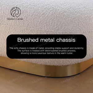 Madamcenter Moderne Mignon Moelleux Réception Canapé Siège Banc Unique Poire Bébé Enfant Waitng Chaise Salon Salle d'Attente en Bois - Product Image 5