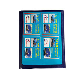 <span class=keywords><strong>Bâche</strong></span> PE légère imperméable bleue de haute qualité 180gsm avec respirabilité pour l'emballage et la couverture extérieure - Product Image 6