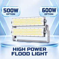 Projecteur LED Rotatif Modulaire Extérieur IP67 AC100-277V 500W 600W pour Terrains de Sport Publics et Entraînements