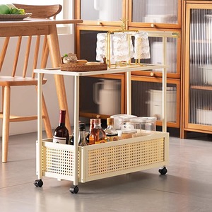 Carrito de almacenamiento multifuncional y móvil para cocina, organizador, gabinete, esencial para la cocina. - Product Image 2