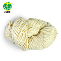 Wholesale Hand Tufted Raw Fancy Yarn 100% Wool New Zealand Milk Wool Knitting Hank Yarn 2500Tex Eco-Friendly Sewing