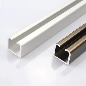 Hot Selling Aluminum Profile Track Parts For Wardrobe And Sliding Door