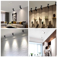 XHS Éclairage intérieur Commercial monté en surface Rail d'éclairage 15W 20W 30W 40W Plafond Led Cob Spot Lights