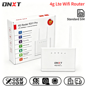 Routeur Wifi 4G LTE DNXT, LTE Cat4, Wifi 6 2,4 GHz, routeur WAN/LAN, DC&12V/1A, modem 4G, 300 Mbps, WPS, modem <span class=keywords><strong>USB</strong></span> 4G LTE, utilisation domestique - Product Image 1