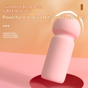 Mini vibromasseur AV Stick sans fil rechargeable ABS/Silicone Rose/Noir, sans <span class=keywords><strong>film</strong></span> cassé, pour masturbation féminine, stimulation du clitoris - Product Image 4