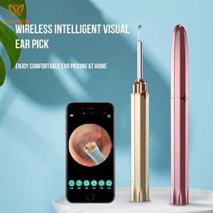 Pakiss – dissolvant de cire d'oreille portable en acier inoxydable avec appareil photo, aspirateur d'oreille, dissolvant de cire, cure-oreille, vente en gros - Product Image 1