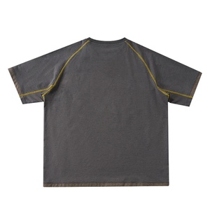 Camiseta Deportiva Transpirable con Bloques de Color, Costuras en Contraste, Manga Raglán, Manga Corta, Logotipo Personalizado - Product Image 1