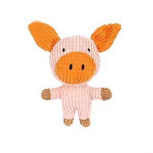 Giocattoli Interattivi per Cuccioli, Peluche da Masticare con <span class=keywords><strong>Effetto</strong></span> Sonoro, Ecologici in Cotone Resistente, Formato Piccolo, Giocattoli per Animali Domestici a Forma di Cartone Animato - Product Image 3