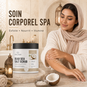 Exfoliante Corporal Premium de Calidad Spa ODM, Exfoliación Suave, Piel Radiante y Lisa, Para Todo Tipo de Piel, con Aceite de Coco y Sal del Mar Muerto - Product Image 4