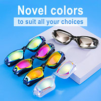 JSJM Lunettes de natation unisexe anti-buée pour adultes Lunettes de natation pour piscine Ensemble de lunettes de natation pour adultes