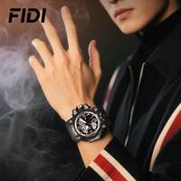 Montre numérique pour enfants et étudiants FIDI, étanche 3ATM, multifonction, montre électronique de sport, rétroéclairage LED, alarme