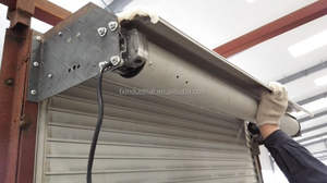 Portes coulissantes en aluminium, pour camion/véhicule, portes coulissantes à roulettes/<span class=keywords><strong>remorque</strong></span>, Type Standard avec tambour - Product Image 4