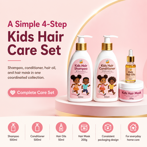 El <span class=keywords><strong>Mejor</strong></span> Set de Cuidado y Peinado del Cabello <span class=keywords><strong>para</strong></span> Bebés y Niños, Crema <span class=keywords><strong>para</strong></span> Cabello Rizado, <span class=keywords><strong>Champú</strong></span> y Acondicionador <span class=keywords><strong>para</strong></span> Niños Negros, Marca Privada - Product Image 6