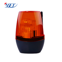 Luz de Alarma Estroboscópica de Seguridad YET614 DC12V/DC24V/AC220V de Alto Rendimiento con Sirena LED Roja
