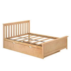 <span class=keywords><strong>Lit</strong></span> simple moderne en bois naturel avec tiroir-<span class=keywords><strong>lit</strong></span>, cadre en pin massif, sommier à lattes, tête de <span class=keywords><strong>lit</strong></span>, mobilier pour chambre d'enfant ou d'invité, montage facile, design peu encombrant - Product Image 6