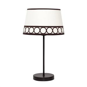 Lámpara de mesa 1xe14 beige/marrón 44x25x25 cm - Iluminación decorativa para diversos ambientes y espacios. - Product Image 1
