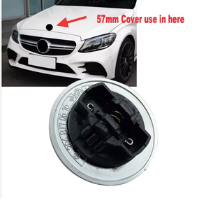 Emblème de badge étoile de capot avant de voiture plat personnalisé LOGO 57 mm pour W124 W140 W163 W202 W204 W210 W211 A2048170616 - Product Image 4