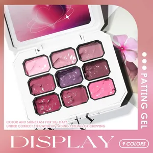1 unidad de Gel de Uñas Semisólido Rosa de 9 Colores, de Alta Saturación, Popular, en Lata, para Salón de Uñas, UV y LED, Especial Y2K INS - Product Image 2