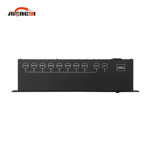 Amplificador de señal 8 <span class=keywords><strong>DMX</strong></span> Out 1 <span class=keywords><strong>DMX</strong></span> In DMX512, 8 canales, divisor <span class=keywords><strong>DMX</strong></span> para boda/DJ/fiesta/disco - Product Image 1