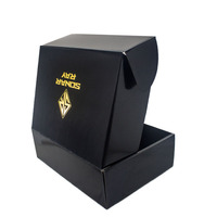 Boîtes d'emballage personnalisées en papier kraft, pour vêtements, emballage en carton, pour tasses à café, pour la livraison de verres à vin, 50 unités