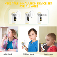 Meilleur nébuliseur à mailles portable électrique tout à fait enfants nébuliseurs à ultrasons portables pour l'asthme avec affichage numérique