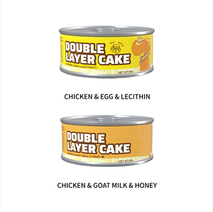 Lata de aperitivos para gatos de doble capa con alto contenido de proteínas, 85g, comida para gatos con textura de Mousse con sabor a pollo con taurina añadida, comida húmeda nutricional - Product Image 2