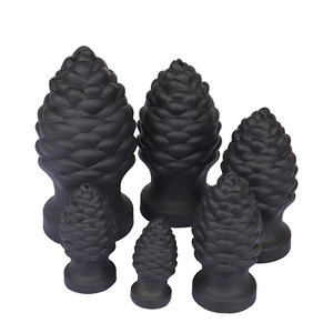 Bouchon anal court en silicone pour <span class=keywords><strong>pomme</strong></span> <span class=keywords><strong>de</strong></span> <span class=keywords><strong>pin</strong></span>, écailles <span class=keywords><strong>de</strong></span> poisson - Product Image 6