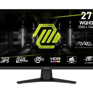 New MSI MAG 274QF X24 0.5ms 2560 X 1440 240Hz HDR 0.5ms Response Esports Game Monitor - Product Image 1