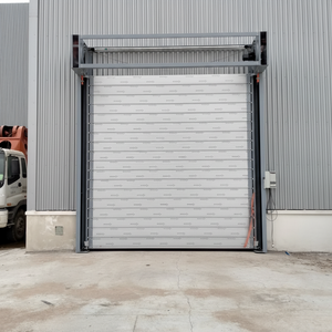 Portes à enroulement rapide en aluminium <span class=keywords><strong>de</strong></span> haute qualité, résistantes aux intempéries, à protection thermique, pour usage industriel, en vente - Product Image 1