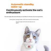 Collar Láser Inteligente para Mascotas, Juguete Interactivo Automático para Gatos, Luz Láser LED de Manos Libres para Perros y Gatos, Recargable por USB