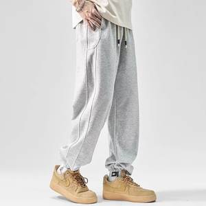 Pantalones Deportivos Casuales de Felpa Gruesa Estilo Americano, Antiarrugas, de Pierna Recta Baja, Holgados, para Hombre y Mujer, Nuevos, de Pierna Ancha, para Primavera - Product Image 6