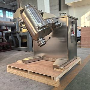 Stainless Steel Dry <strong>Powder</strong> Pre Mixer Rotating Drum 3D Mixing Machine Three Dimensional Lab Blender for <strong>Whey</strong> <strong>Protein</strong> Albumen - Product Image 6