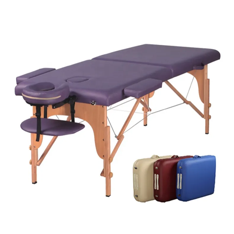 Cama De Masaje Lit De Massage Beauty Salon Bed 2 Section Folding Adjustable Spa Korea Massage Bed