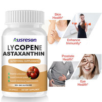 Ausreson OEM Astaxanthine Lycopène en vrac Produits éclaircissants pour la peau Supplément antioxydant Capsules d'Astaxanthine Lycopène 12 mg 24 mg