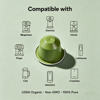 Cápsulas de Té Adelgazante Universal Premium 6A Personalizadas, Té Matcha Orgánico Japonés de Grado Ceremonial Cultivado en Sombra, con Postgusto Dulce