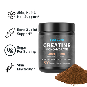 Polvere di Collagene Multiplo a Prezzo di Fabbrica, 500 Grammi, Puro Senza Aromi, Integratore Alimentare Sportivo per Adulti, Creatina Monoidrato 9g - Product Image 2